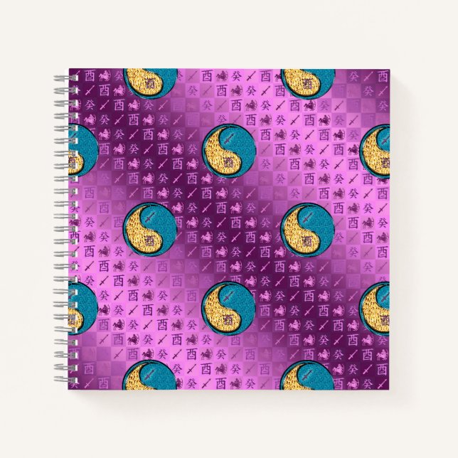 Sagittarius & Water Rooster Notebook (Front)