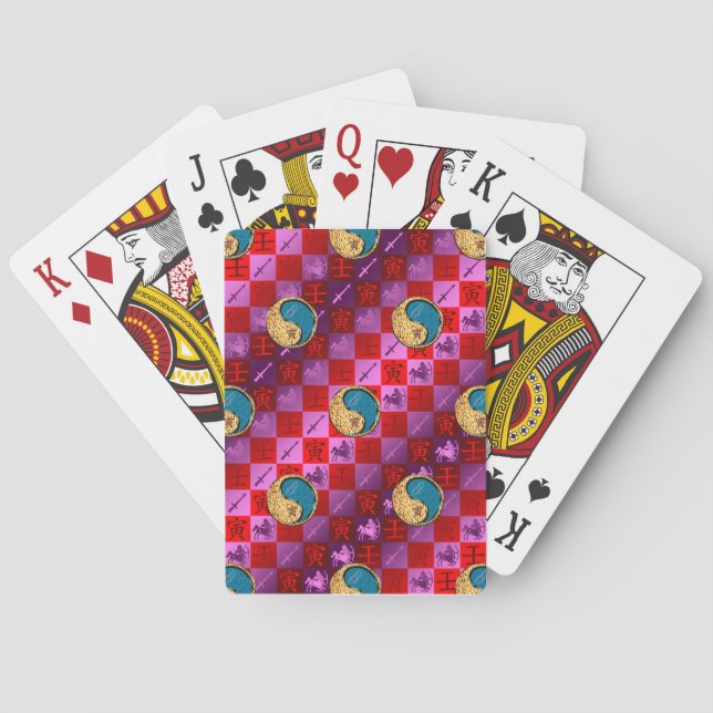 Sagittarius & Water Tiger Playing Cards (Back)