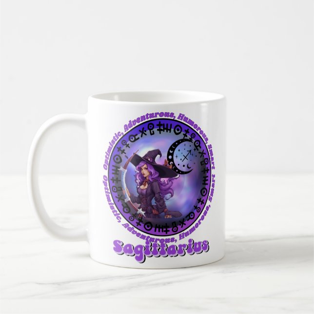 Sagittarius Witch Coffee Mug (Left)