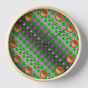 Sagittarius & Wood Goat Clock