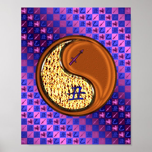 Sagittarius & Wood Ox Poster (Front)