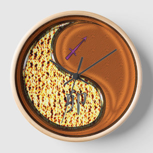 Sagittarius & Wood Rabbit Clock