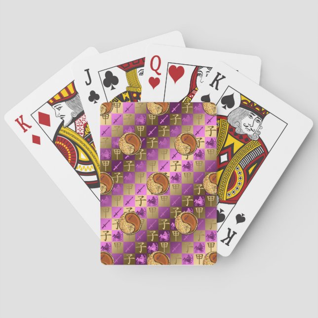 Sagittarius & Wood Rat Playing Cards (Back)