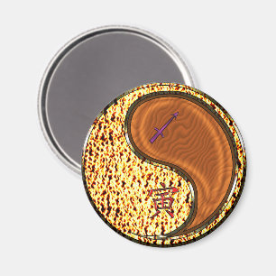 Sagittarius & Wood Tiger Magnet