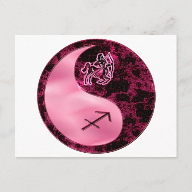 Sagittarius Yin Yang Postcard (Front)