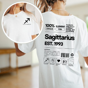 Sagittarius Zodiac Astrology Birthday December T-Shirt