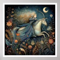 Sagittarius Zodiac Birth Sign Astrology Celestial