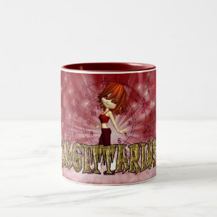 Sagittarius Zodiac Birthday mug with cutie pie