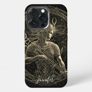 Sagittarius zodiac black gold Case-Mate iPhone 13 Pro Case