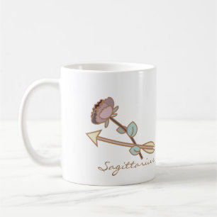 Sagittarius Zodiac Boho Coffee Mug