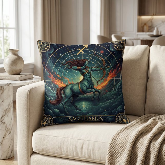 Sagittarius Zodiac Celestial Cushion (Creator Uploaded)
