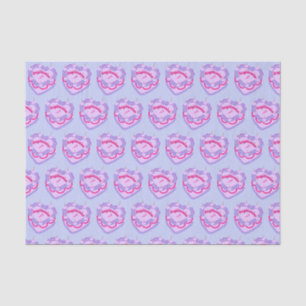Sagittarius Zodiac Coquette Heart Birthday Cake Tissue Paper