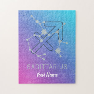 Sagittarius Zodiac Horoscope Star Constellation Jigsaw Puzzle
