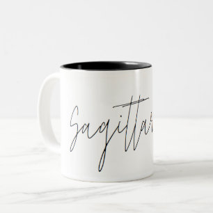 Sagittarius Zodiac Minimalist Mug