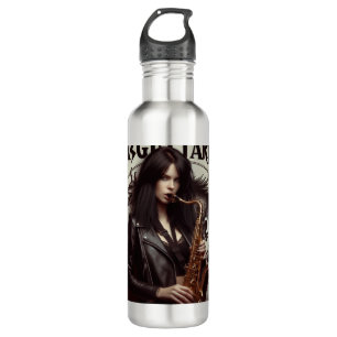Sagittarius Zodiac Musician Saxophone 710 Ml Water Bottle