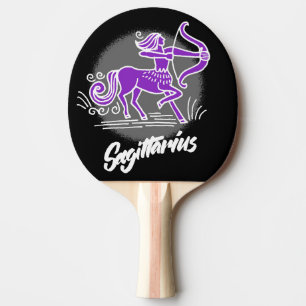 Sagittarius Zodiac Ping Pong Paddle