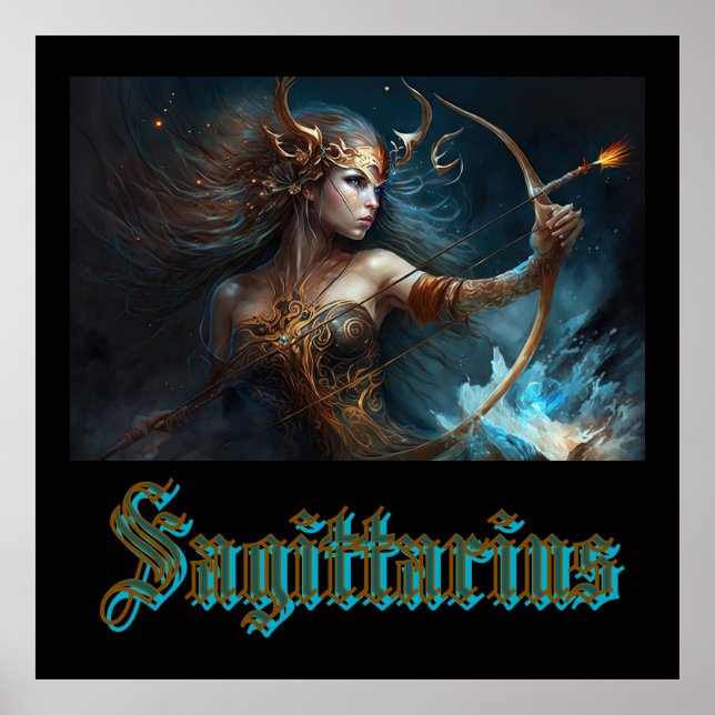 Sagittarius Zodiac Sign (Front)