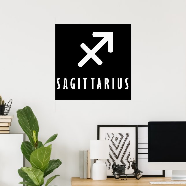 Sagittarius zodiac sign (Home Office)
