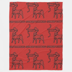 Sagittarius Zodiac Sign Blanket