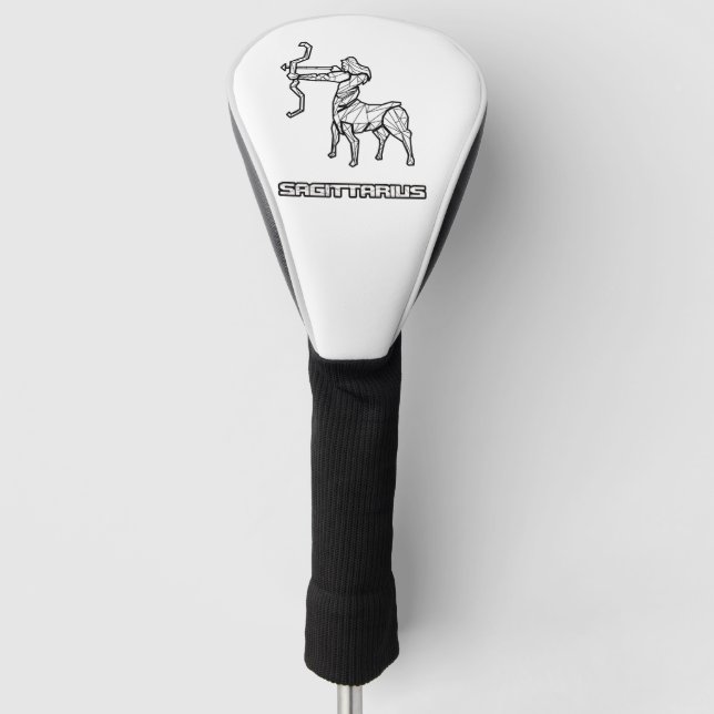 Sagittarius Zodiac Sign Driver Cover (Front)