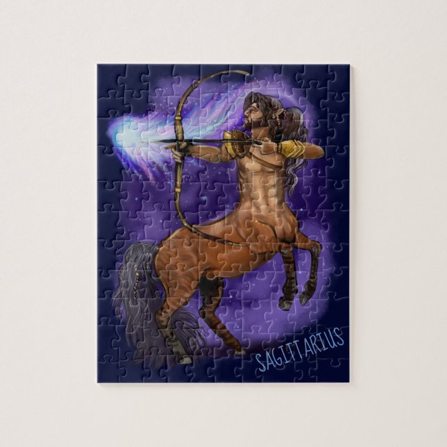 Sagittarius Zodiac Sign Jigsaw Puzzle (Vertical)
