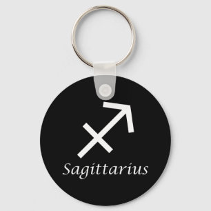'Sagittarius' Zodiac Sign Key Ring