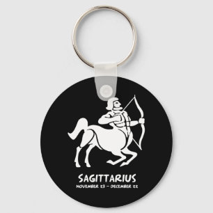 Sagittarius Zodiac Sign Key Ring