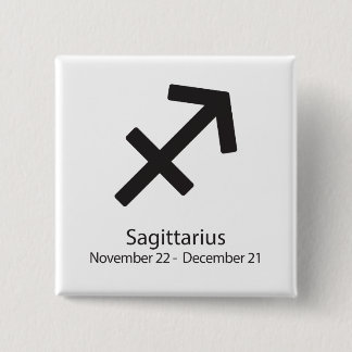 Sagittarius zodiac sign November 22 - December 21 15 Cm Square Badge