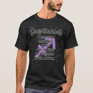 Sagittarius Zodiac Sign November December Birthday T-Shirt