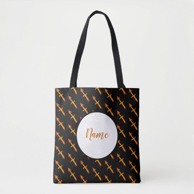 Sagittarius Zodiac  Sign Personalised Tote Bag (Front)