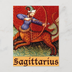 Sagittarius Zodiac Sign Postcard