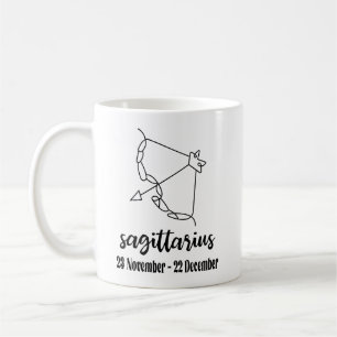Sagittarius, Zodiac Signs Coffee Mug