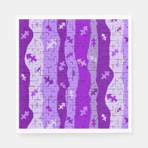 Sagittarius Zodiac Stripes Napkin