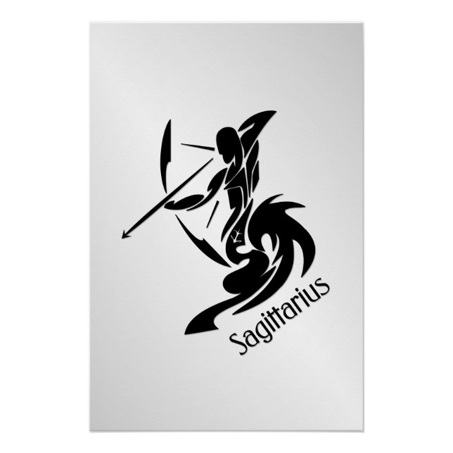 Sagittarius Zodiac Symbol and Sign (Front)