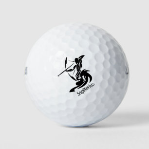 Sagittarius Zodiac Symbol and Sign Golf Balls