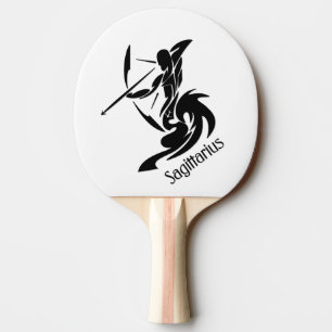 Sagittarius Zodiac Symbol and Sign Ping Pong Paddle
