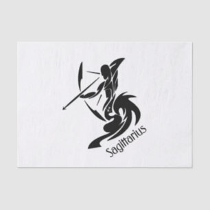 Sagittarius Zodiac Symbol and Sign Tissue Paper
