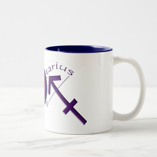 Sagittarius Zodiac Symbol Mug (Right)