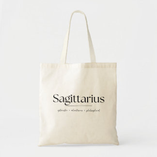 Sagittarius Zodiac Tote Bag