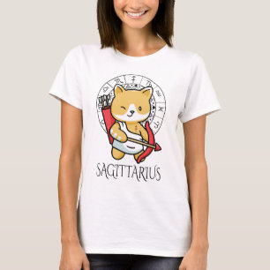 Sagittarius Zodiak Women White T-Shirt