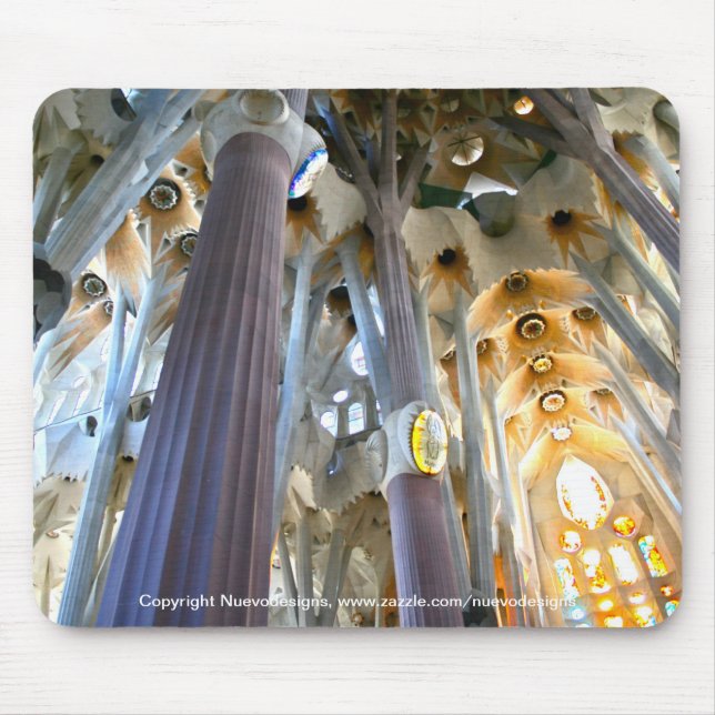 Sagrada Familia, Barcelona Mouse Mat (Front)
