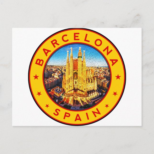 Sagrada Familia Barcelona  Postcard (Front)