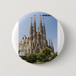 Sagrada Familia Barcelona Spain 6 Cm Round Badge