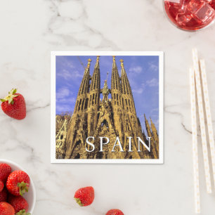 Sagrada Familia Barcelona, Spain Napkin