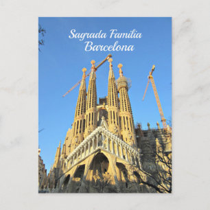 Sagrada Familia, Barcelona, Spain Postcard