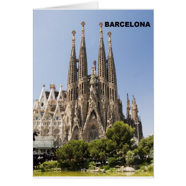 SAGRADA FAMILIA BARCELONA SPAIN (St.K) (Front)