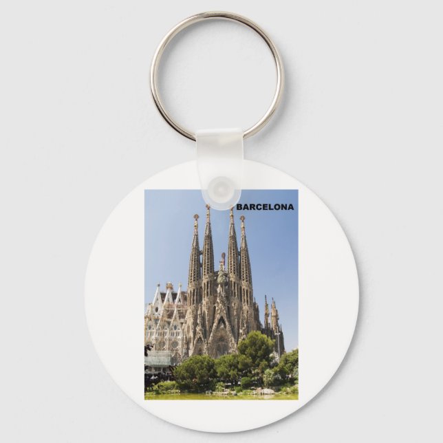 SAGRADA FAMILIA BARCELONA SPAIN (St.K) Key Ring (Front)