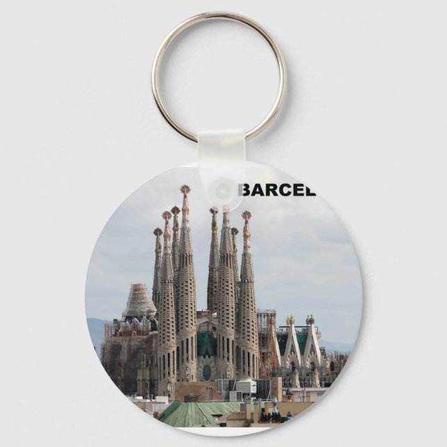 SAGRADA FAMILIA BARCELONA SPAIN (St.K) Key Ring (Front)
