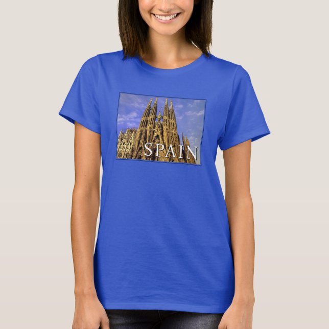 Sagrada Familia | Barcelona, Spain T-Shirt (Front)