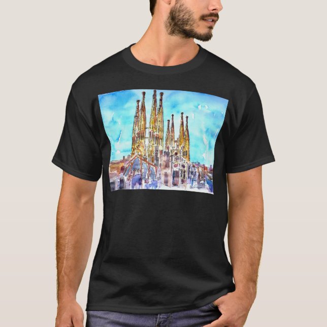Sagrada Familia Barcelona T-Shirt (Front)